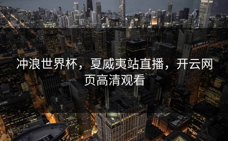 冲浪世界杯，夏威夷站直播，开云网页高清观看