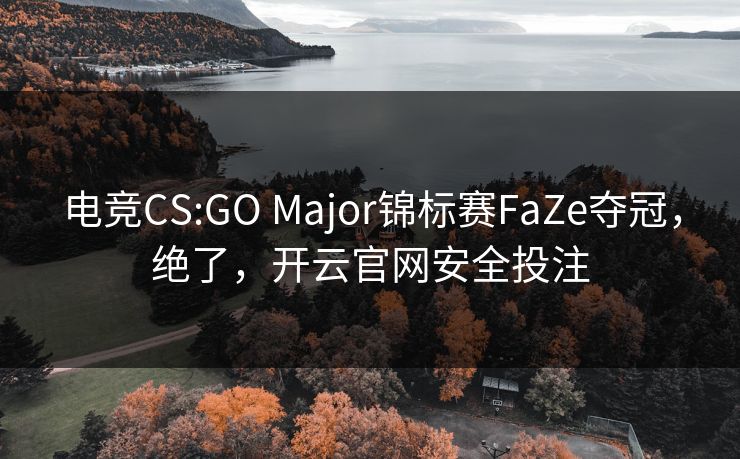 电竞CS:GO Major锦标赛FaZe夺冠,绝了,开云官网安全投注 电竞CS:GO Major锦标赛FaZe夺冠,绝了,开云官网安全投注